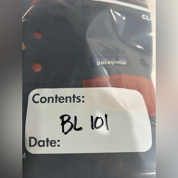 Patagonia Men's S Small Lightweight Synchilla Snap Fleece Pullover NWT Blue Red - Picture 9 of 9